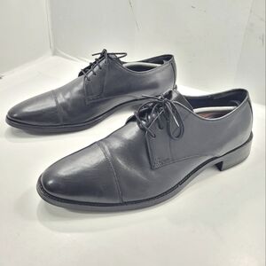 COLE HAAN LENOX HILL CAP TOE BLACK LEATHER OXFORD SHOES MEN'S SIZE 13 M C11630